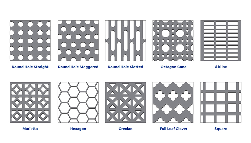 Perforated Hole Punch Ceiling Perforated Stainless Steel Sheet 3mm Thickness