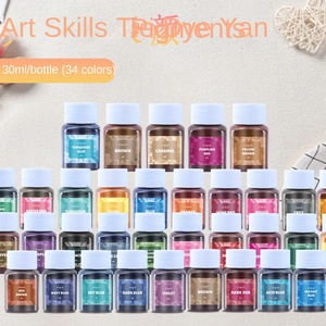 Nhà máy trực tiếp 34-màu DIY tay-tie nhuộm sắc tố nghệ thuật phù hợp với nước lạnh-không đun sôi thuốc nhuộm - Product Image 2