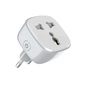 EMY SCW1050 UK US EU Tuya Alexa Customized Logo Brand Remote Wireless Control Wifi Smart Electric Outlet Power Socket Plug