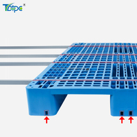 Palet de Plástico Apilable de 3 Niveles, Reforzado, Antirrotura, para Almacenamiento y Envío, Varios Tipos, 1200*1000