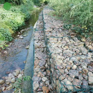 Retaing 10 venta 1*1*3M calidad carta 2x2x1 alambre presa tamaños 4x1x1 metro 100x100x30 Galfan Gabion cesta 90x90 - Product Image 4