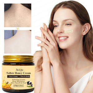 Bálsamo de Sebo Batido OEM ODM, Manteca Corporal Orgánica con Aceite de Oliva Infundido para Eccema, Rosácea, Bebés - Product Image 1