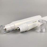 20ml PE Doux Squeeze Massage Crème Pour Les Yeux Tube Emballage Crème Cosmétique Tube Avec Boule Applicateur