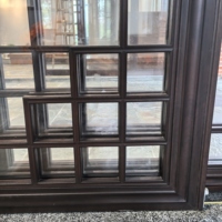 Porte coulissante intérieure en bois et en verre double Low-E de luxe Style design moderne Motif traditionnel chinois pour Mansion Villa Hotel