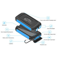 Produk Inovatif 2022 Solar Power Bank 20000Mah Stasiun Pengisi Daya Ponsel Surya Portabel Tahan Air Pengisi Daya Surya untuk Sel