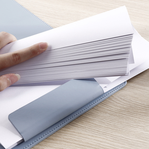 לוחות חרטה מגנטיים מעור Pu בגודל A4 תיקיית קבצי מסמכים עם מחזיק עט - Product Image 3