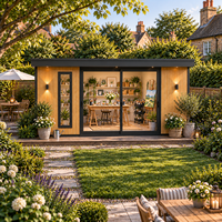 Studio de jardin préfabriqué pour maisons britanniques, pod moderne isolé pour l'artisanat, la lecture et l'espace créatif personnel