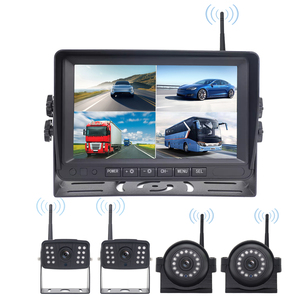 Không Dây <span class=keywords><strong>Rear</strong></span> <span class=keywords><strong>View</strong></span> Back up Máy Ảnh Không Thấm Nước Xe Tải Tầm Nhìn Ban Đêm Hệ Thống 7 "Màn Hình Cho Bán Xe Tải Xe Buýt Trailer Xe Tải 50V - Product Image 4