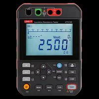 Ohmímetro Digital Portátil de Grado Industrial UNI-T UT512D, Comprobador de Resistencia de Aislamiento CAT IV, Resistencia de Voltaje de 600V, 2500V