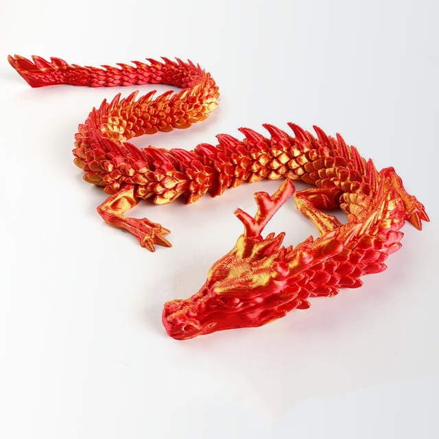 Unisex 3 Movable Dragon Figurine Intricate Details Fantasy Model Pla Plastic Collectible Factory Direct China Customizable
