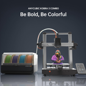 Imprimante 3D <span class=keywords><strong>Anycubic</strong></span> <span class=keywords><strong>Kobra</strong></span> 3 <span class=keywords><strong>MAX</strong></span> Combo, impression multi-couleurs, FDM, DIY, imprimante 3D de bureau, multicolore, impression en couleur intégrale, machine d'impression 3D <span class=keywords><strong>Anycubic</strong></span> - Product Image 6