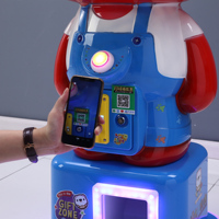 Machine de jeu de prix Machine de bonbons d'ours mignon Machine de jeu de cadeau pour enfants d'arcade à pièces Fabricant