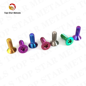Titst <span class=keywords><strong>Allen</strong></span> Sleutel Platte Verzonken <span class=keywords><strong>Titanium</strong></span> Bout M 4X12Mm/15Mm Verzonken Zeshoek Socket <span class=keywords><strong>Titanium</strong></span> Schroef Voor Fiets Drop Shipping - Product Image 4