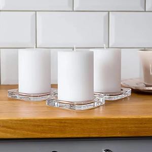 Vente en gros de bougies pilier en cire de paraffine blanc ivoire de qualité supérieure bougies coniques anti-goutte à combustion longue pour mariages de luxe personnalisables - Product Image 3