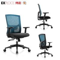 Chaises d'entraînement robustes avec roues chaise de jeu livraison gratuite chaise de bureau en maille de réunion de bureau