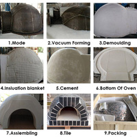 Four à pizza au charbon de bois OEM/ODM en gros, grande taille, barbecue extérieur pour jardin et cuisine, fabricant chinois de céramique
