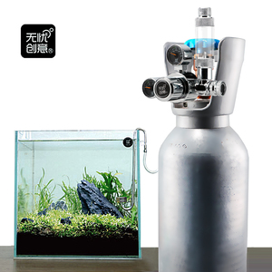 Régulateur de pression de CO2 créatif et sans souci avec manomètre pour système de dioxyde de carbone d'aquarium - Product Image 1
