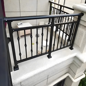 Ống thép mạ kẽm lan can ban công với <span class=keywords><strong>wrought</strong></span> sắt ban công lan can cho ngoài trời chống gỉ - Product Image 3