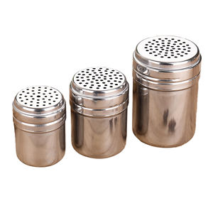 Distributore di spezie in acciaio inossidabile agitatore di sale passiera con fori per sale da tavola himalayano rosa - Product Image 2