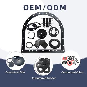 Joints d'étanchéité en fibres synthétiques, nitrile, silicone, joints plats en caoutchouc avec trous – Vente chaude - Product Image 4