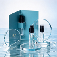 Flacon pulvérisateur de parfum en verre transparent 2ml 3ml 5ml 10ml Mini flacon vaporisateur Logo personnalisé Échantillon Testeur Emballage cosmétique