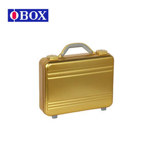 Caja de herramientas Obox de aluminio y magnesio con tapa abatible, de una sola capa, portátil, de metal, para instrumentos de precisión. - Product Image 1