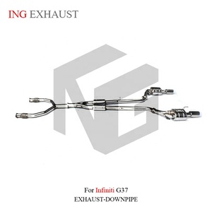 Высокая производительность для 2007 infiniti G25 <span class=keywords><strong>G37</strong></span> 2,5 3,7 из нержавеющей стали catback выхлопных газов с регулируемым клапаном автозапчастей - Product Image 4