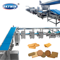Nouvelle ligne de production de biscuits 2026 : Machine à fabriquer des biscuits, mouleuse rotative avec four de boulangerie