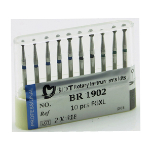 Juego de fresas de diamante FG extralargas Fresas de molienda dental de alta velocidad en forma de bola - Product Image 3