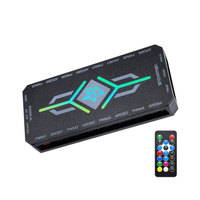 Haute qualité bonhomme de neige H9 Mini RGB Hub contrôleur 5V 3PIN ARGB télécommande pour alimentation SATA accessoires informatiques en Stock