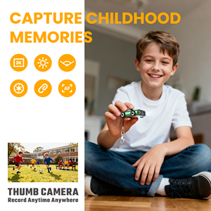 Mini appareil photo numérique de poche pratique 24MP 1080P avec zoom 120x pour enfants, idéal comme prix scolaire ou pour une activité créative des élèves - Product Image 2
