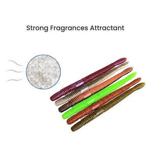 Lombrichi Soft Fishing esche classiche Soft 6 colori materiale PVC esche Stick esche per spigole pesca d'acqua dolce pesca - Product Image 4
