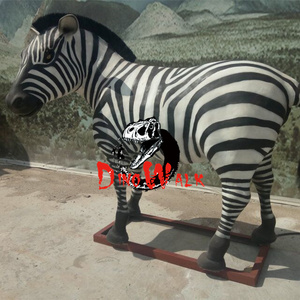 Zèbre artificiel modèle animal sculpture zèbre - Product Image 1