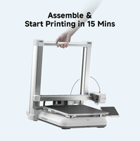 3D-принтер Anycubic Kobra 4 Combo для многоцветной печати, высокоскоростная FDM-машина для 3D-печати с автоматическим выравниванием и системой подачи нескольких цветов филамента