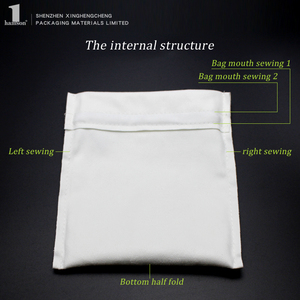 Pochette en velours avec cordon de serrage pour bijoux et cadeaux, sac cosmétique en flanelle, petite quantité en gros, impression personnalisée du logo OEM - Product Image 5