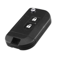 Clé de voiture télécommande pliable modifiée pour Renault Maxity, Nissan Qashqai, Elgrand, X-TRAIL, Navara, Micra K12, Fob 5WK4 876 / 818
