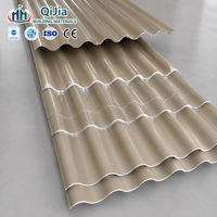 Tôles de toiture ondulées laminées à froid et estampées, 780 mm de large, en acier galvanisé ondulé