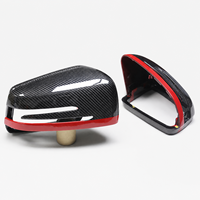 Coques de rétroviseurs latéraux en fibre de carbone sergé brillant personnalisées OEM avec ouvertures intégrées pour garnitures – Coques de rétroviseurs automobiles
