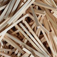 Bâtonnets en bois de pin naturel lisse et sablé, rectangulaires, pour projets d'art DIY faits à la main et utilisation en parc