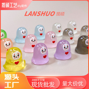 ชุดอุปกรณ์ตกแต่งเรซิ่น Lanshuo รูปคนไร้หน้าขนาดเล็ก 3 มิติ ชุดเครื่องประดับ DIY งานฝีมือพลาสติก - Product Image 5