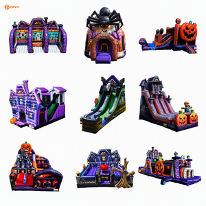 Ceyu Laberinto Inflable Grande de <span class=keywords><strong>Halloween</strong></span>, Túnel, Arco de Calabaza, Juego Divertido <span class=keywords><strong>para</strong></span> Fiestas Infantiles, Entretenimiento al Aire Libre, Proveedor Mayorista <span class=keywords><strong>para</strong></span> Jardín - Product Image 3