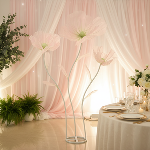 Fiori Artificiali Giganti in Seta da 1,7 m per Decorazioni di Ricevimenti di Nozze, Feste, Banchetti, Arredamento Casa, Oggetti di Scena Fotografici, Negozio - Product Image 3