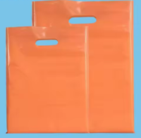 Grands, moyens et petits sacs d'emballage cadeau en plastique à bouche plate personnalisés