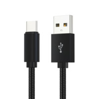Kualitas Tinggi Kecepatan Pengisian Yang Cepat Membuat 1M Paduan Aluminium Shell Dikepang 2A 8pin Tipe C Micro Usb Kabel untuk Android
