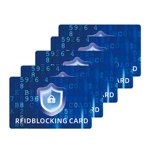 Tarjeta de Bloqueo RFID en Existencia para Protección de Señal NFC de 13.56MHz, Tarjeta Guarda de <span class=keywords><strong>Identidad</strong></span> Segura para Cartera - Product Image 1
