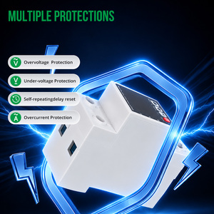 Protector Monofásico KP3-VAKWH Ajustable con Funciones Inteligentes de Auto-Reajuste para Protección Contra Sobretensión y Sobrecorriente - Product Image 4