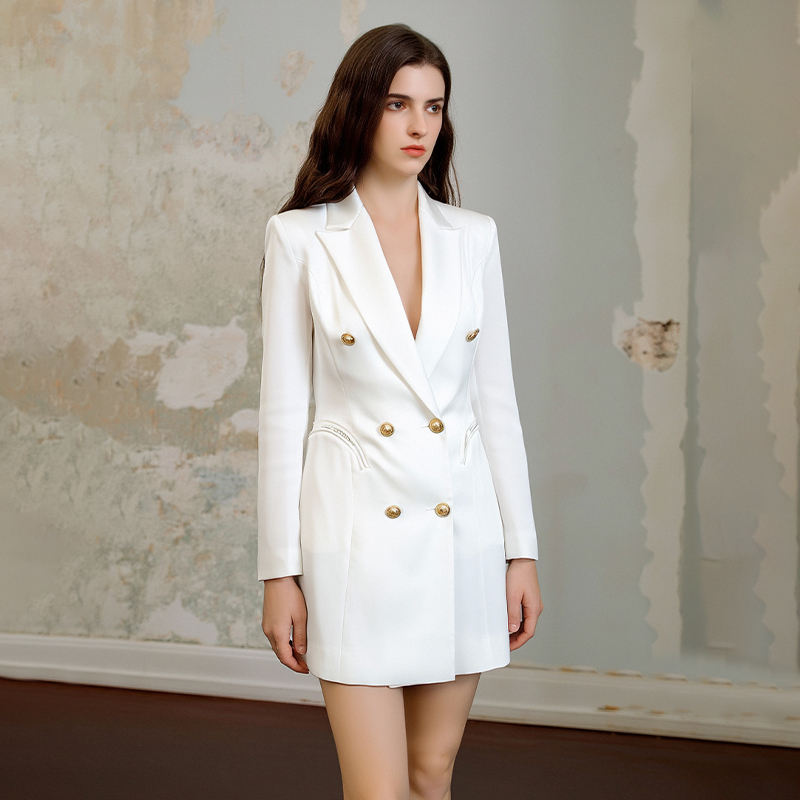 Elegance and Style: White Blazer Dresses for Women