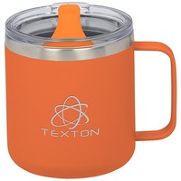 Mug isotherme de camping 12 oz avec logo personnalisé, promotionnel, en acier inoxydable à double paroi, cadeau de voyage, article promotionnel, nouveauté