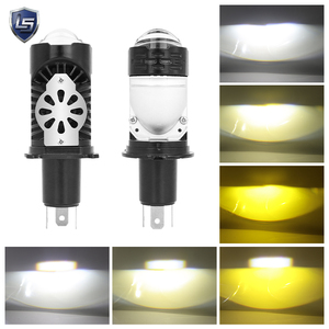 ไฟหน้า LED <span class=keywords><strong>P5</strong></span> H4 9V-60V ไฟหน้ารถยนต์/มอเตอร์ไซค์อเนกประสงค์ 55W สีเหลืองและสีขาว ไฟหน้า 3 สี อุปกรณ์ตกแต่งรถยนต์ - Product Image 1