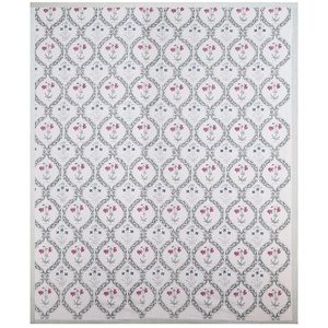 100% Hand Block Print Cotton Bedsheet Set | Floral Indian Jaipur Bedspread with <b>Pillow</b> Covers Boho Queen King <b>Flat</b> Sheet - Product Image 4